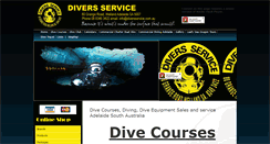 Desktop Screenshot of diversservice.com.au